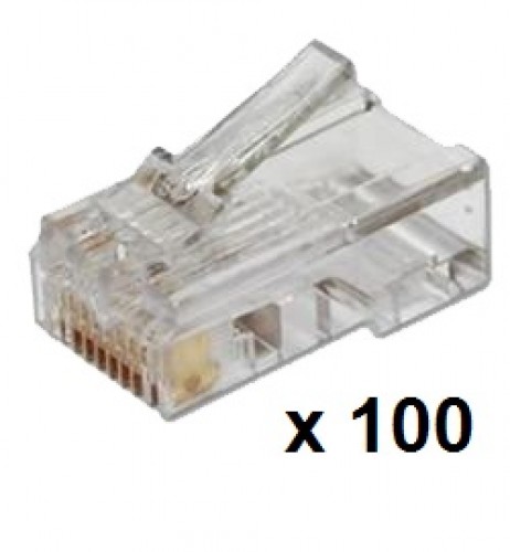 Adaptador de conector RJ45-macho a BNC-hembra